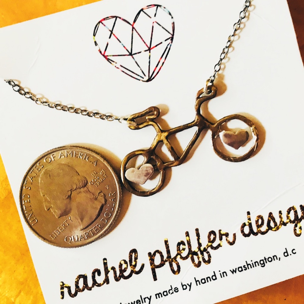 🆕Rachel Pfeffer Bike Pendant - Picture 5 of 5